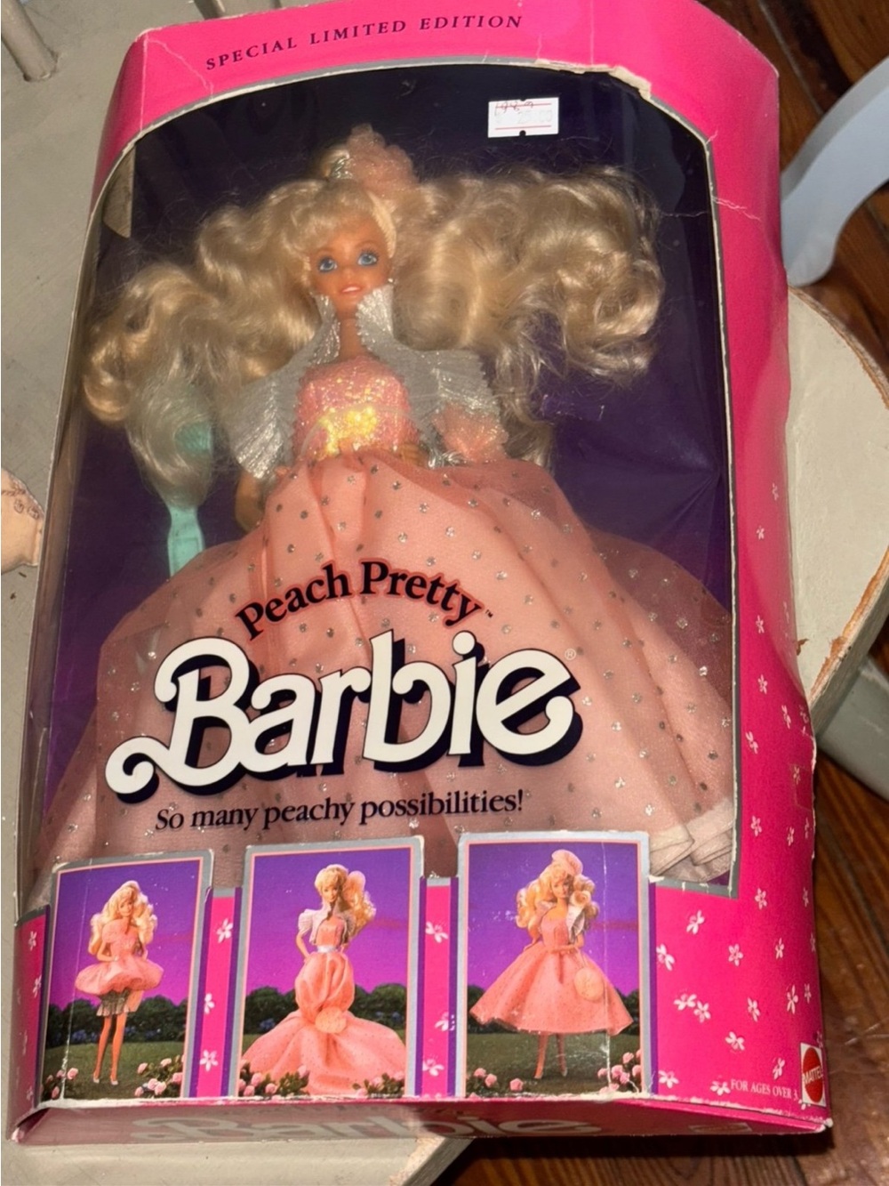 Barbie 1989 Peach Pretty vintage